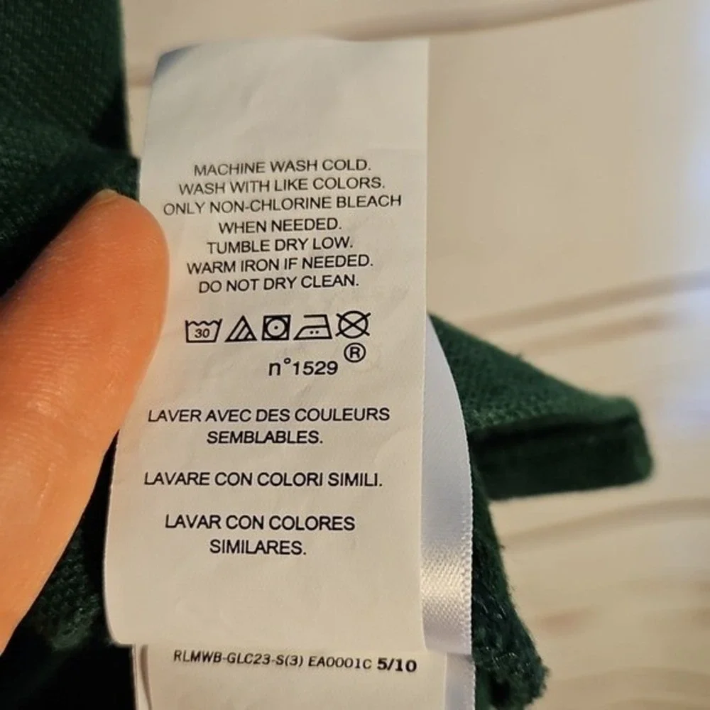 Polo Ralph Lauren Classic Fit Green Polo Shirt Mens Extra‎ Large XL